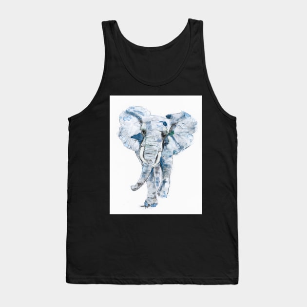 Elephant on the move. Tank Top by atep